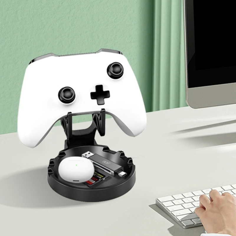

Multipurpose Gaming Handle Stand Phone Holder Large Nonslip Base Provides Outstanding Stability and Strength K1KF