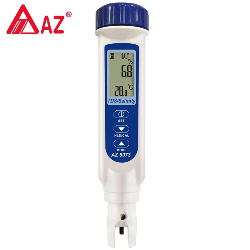 جديد AZ8373 مقياس الملوحة TDS القلم عالية الدقة مقياس ملوحة الطعام مياه البحر مقياس كثافة الماء الملوحة الإلكترونية