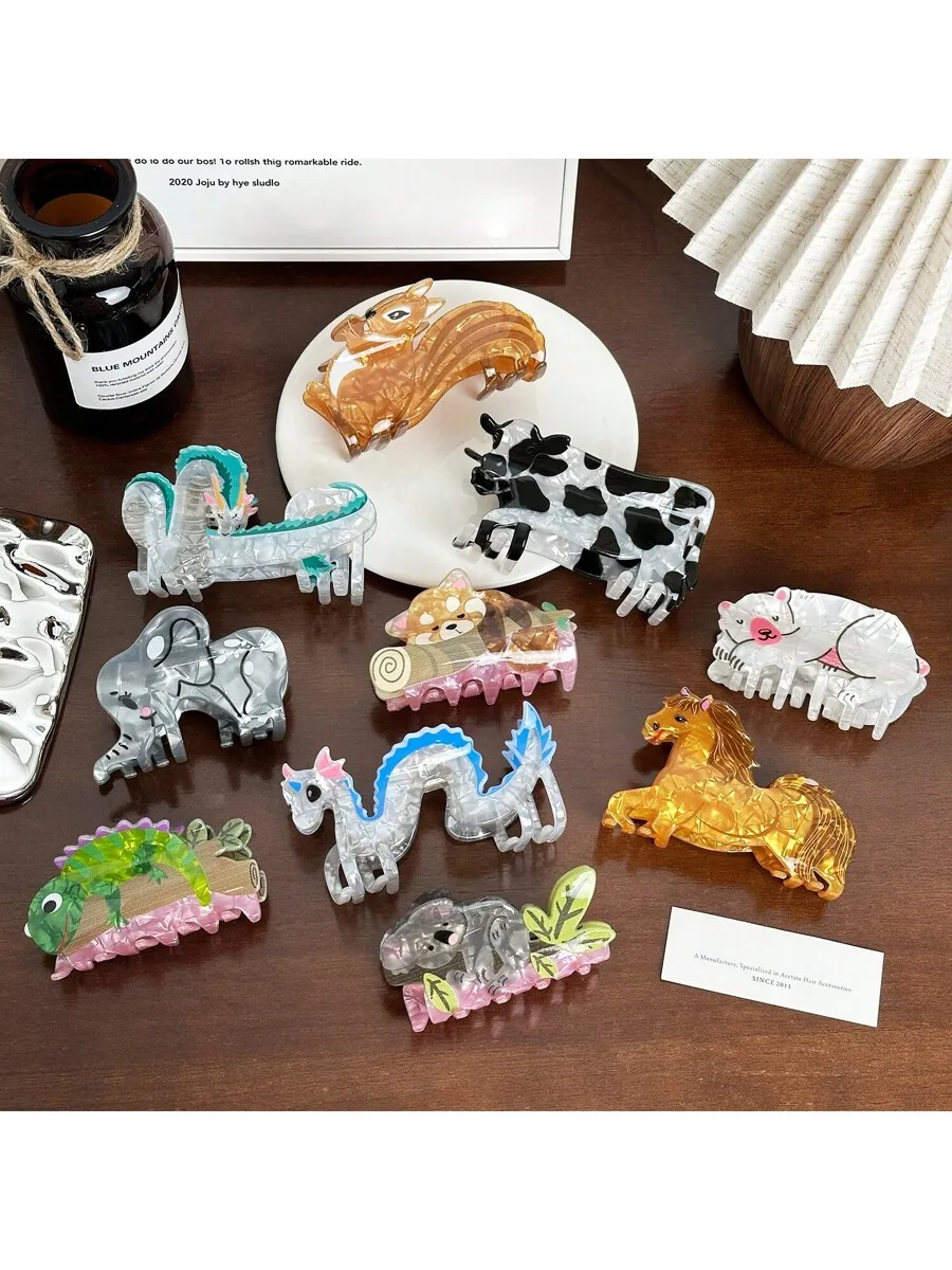

Animal Shape Claw Hair Clip Cartoon Hair Accessory Women Hair Claws Styling Tool