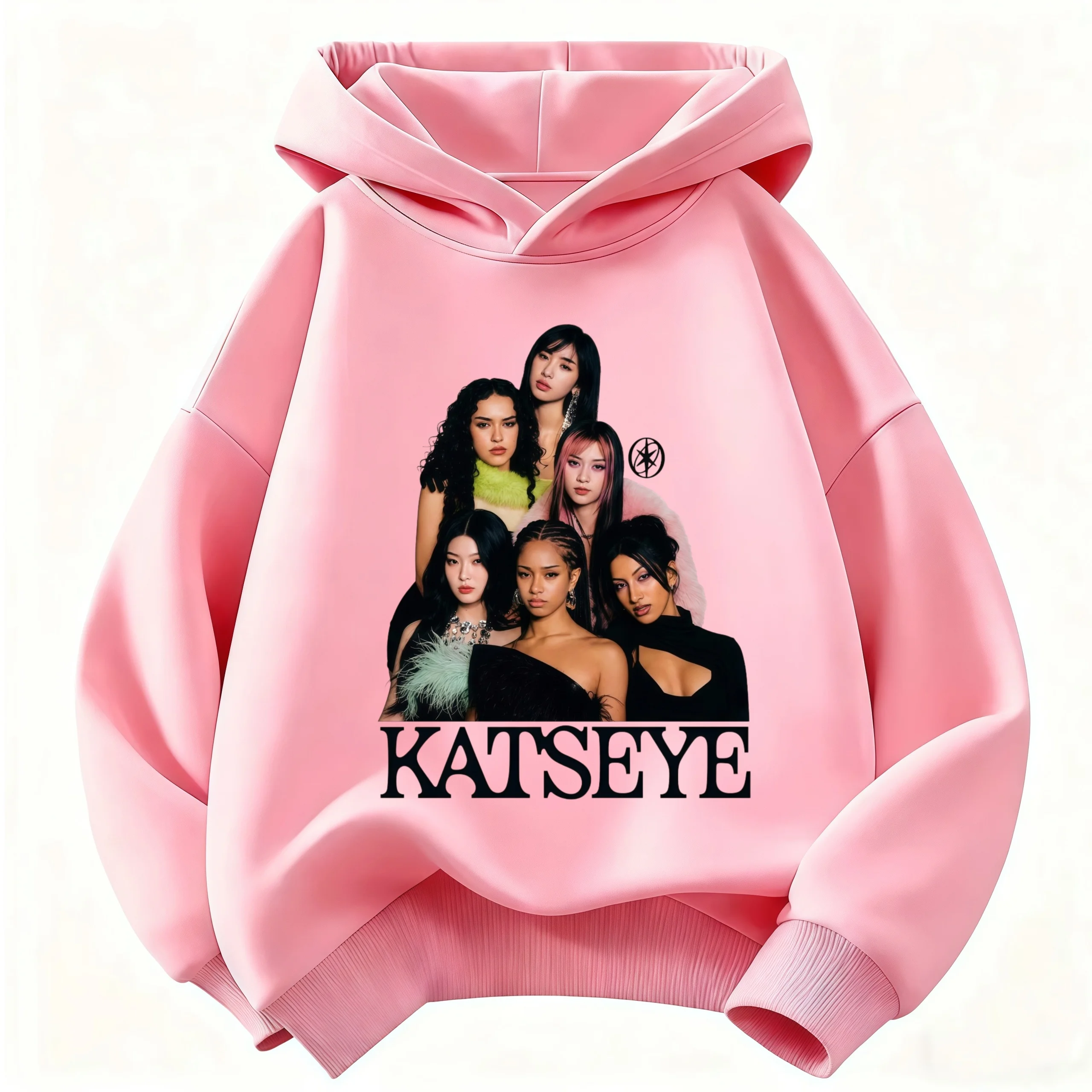 2026 Stylischer Kinder-Hoodie – Katseye Girl Group Grafik-Pullover; Lässiger Retro-Hoodie für Jungen & Mädchen – Warm & Street-Style – Detail 5