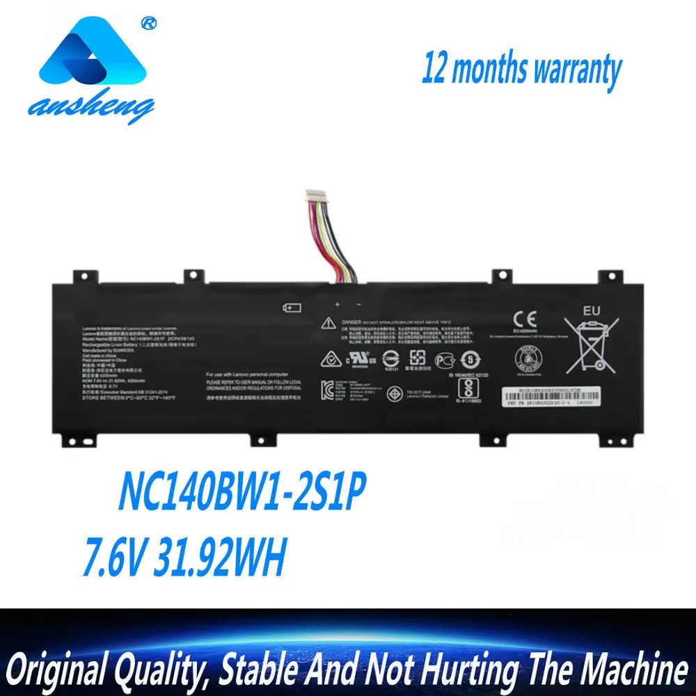 

7.6V 31.92WH 4200mAh NC140BW1-2S1P Laptop Battery For Lenovo IdeaPad 100S 0813002 80R9 100S-14IBR 100S-141BR 2ICP4