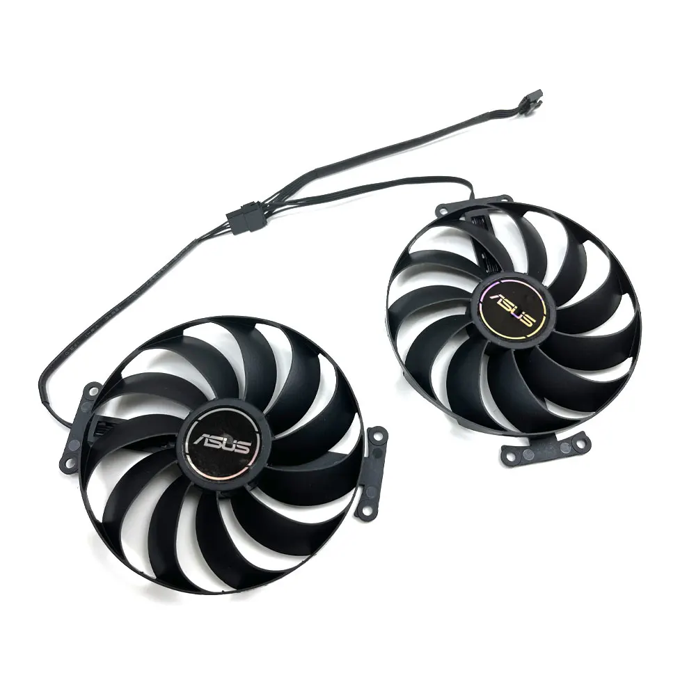 1SET NEW CF1010U12S 5PIN Dual Radeon RX 6600 GPU FAN，For ASUS Dual Radeon RX 6600、RX 6600 XT、RX 6700 XT Video card cooling fan