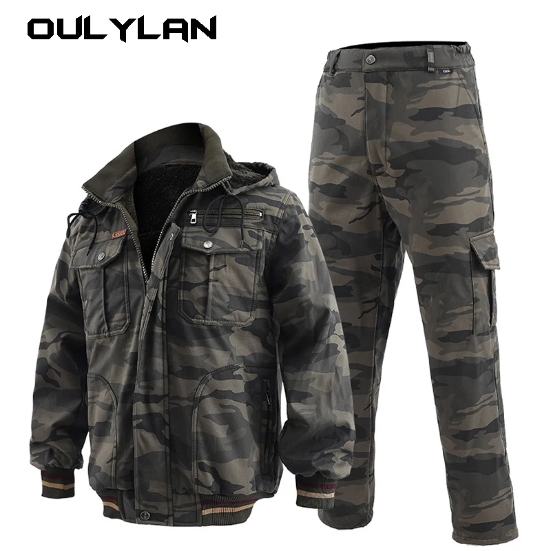 

Spring And Autumn Camouflage Clothing Set Cotton Elastic And Wear-resistant Work Clothes Outdoor Casual Men's Clothing