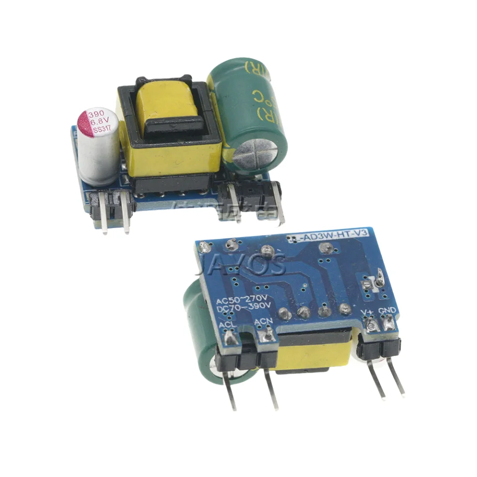 Módulo regulador de interruptor de precisión 12V300MA/5V700MA 3,5 W AC-DC placa de alimentación aislada conversión de 220V