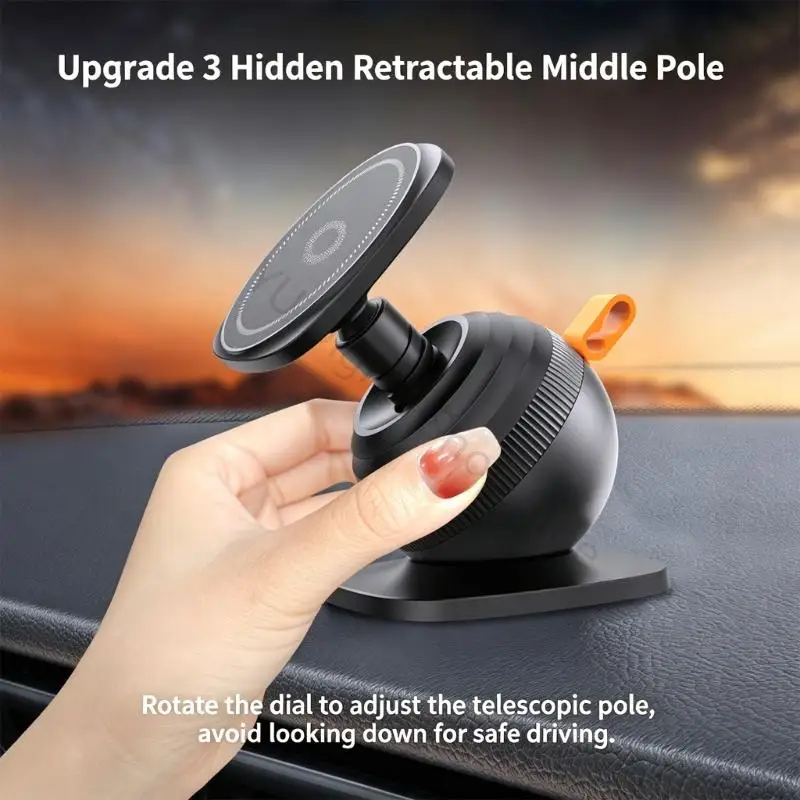 96BA Universal Auto Telefon Ständer Halter Magnetische Telefon Ständer für Telefon 17 16 15 14 Klebstoff Dashboard Halterung – Detail 10