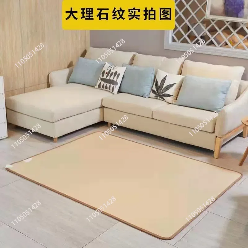 Multiple Sizes Electric Heating Pad 220V Thermal Foot Feet Warmer Heated Floor Carpet Mat Pad Home Office Warm Feet