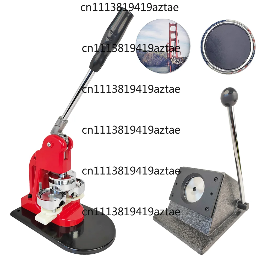 58Mm 2.25in optical magnet round magnet maker kit, including knives and 100 sets of home decoration magnet materials