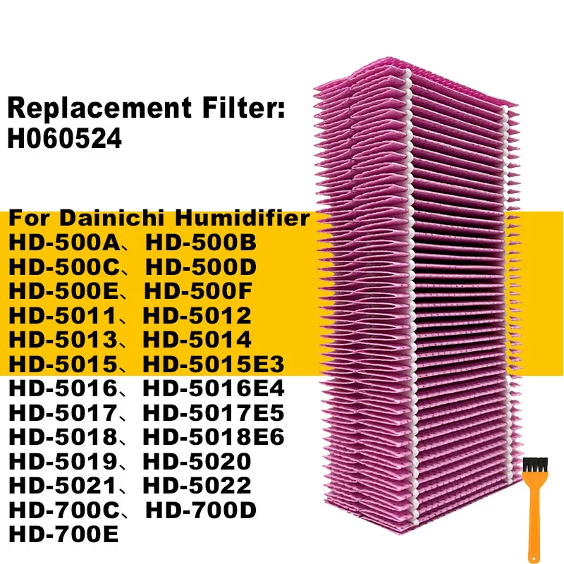 Ersatz-Luftbefeuchterfilter H060524 für Dainichi Luftbefeuchter HD-500A, HD-500B, HD-500C, HD-500D, HD-500E, HD-500F, HD-5011