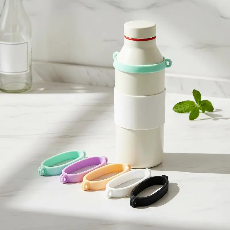 Adjustable Silicone Stanley Water Bottle Sling Anti-Drop Kettle Handle Strap 1Pcs Portable Accessory for Travel Hiking Sports