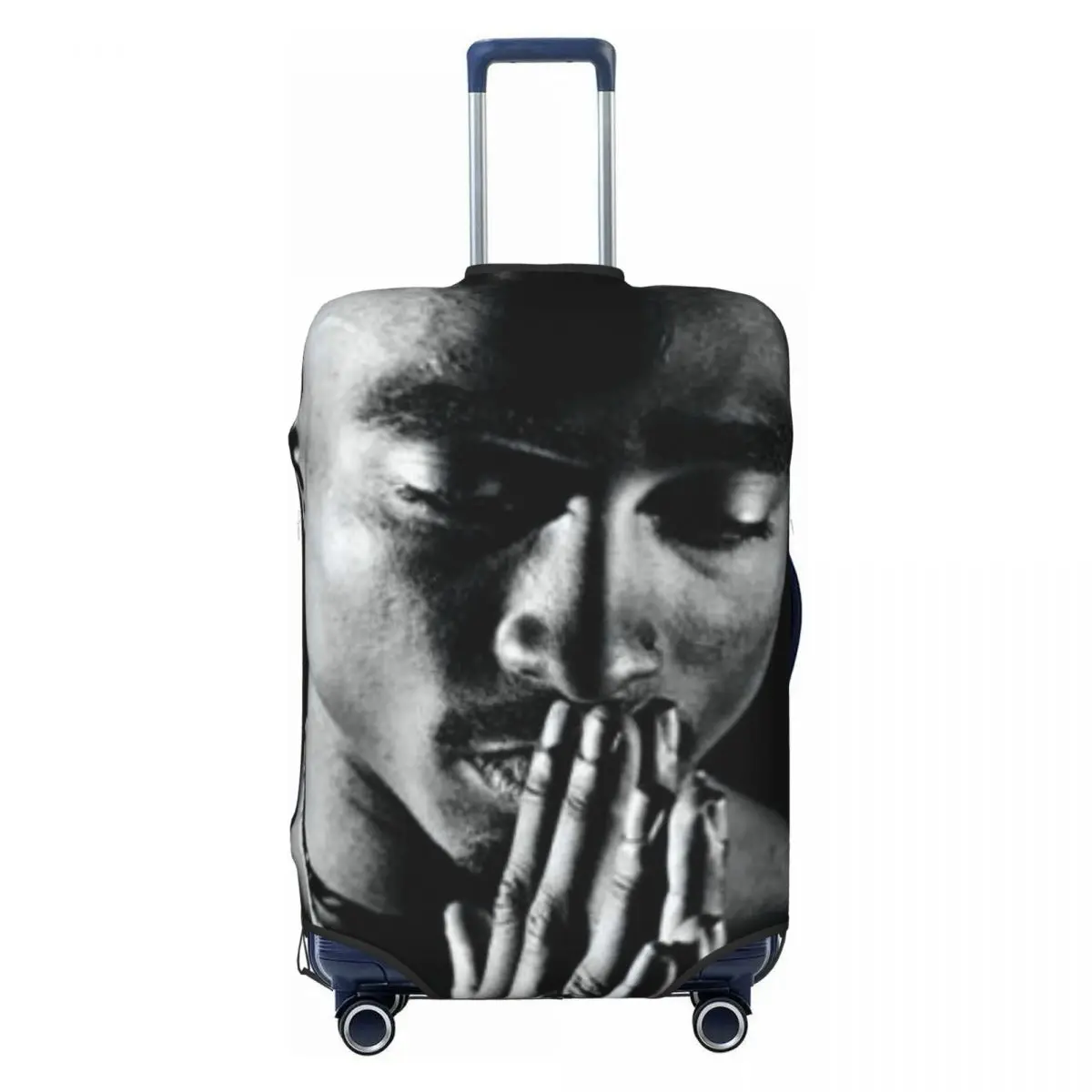 Tupac 2pac Pious Suitcase Cover Vacation Celebrity Practical Luggage Case Travel Protector