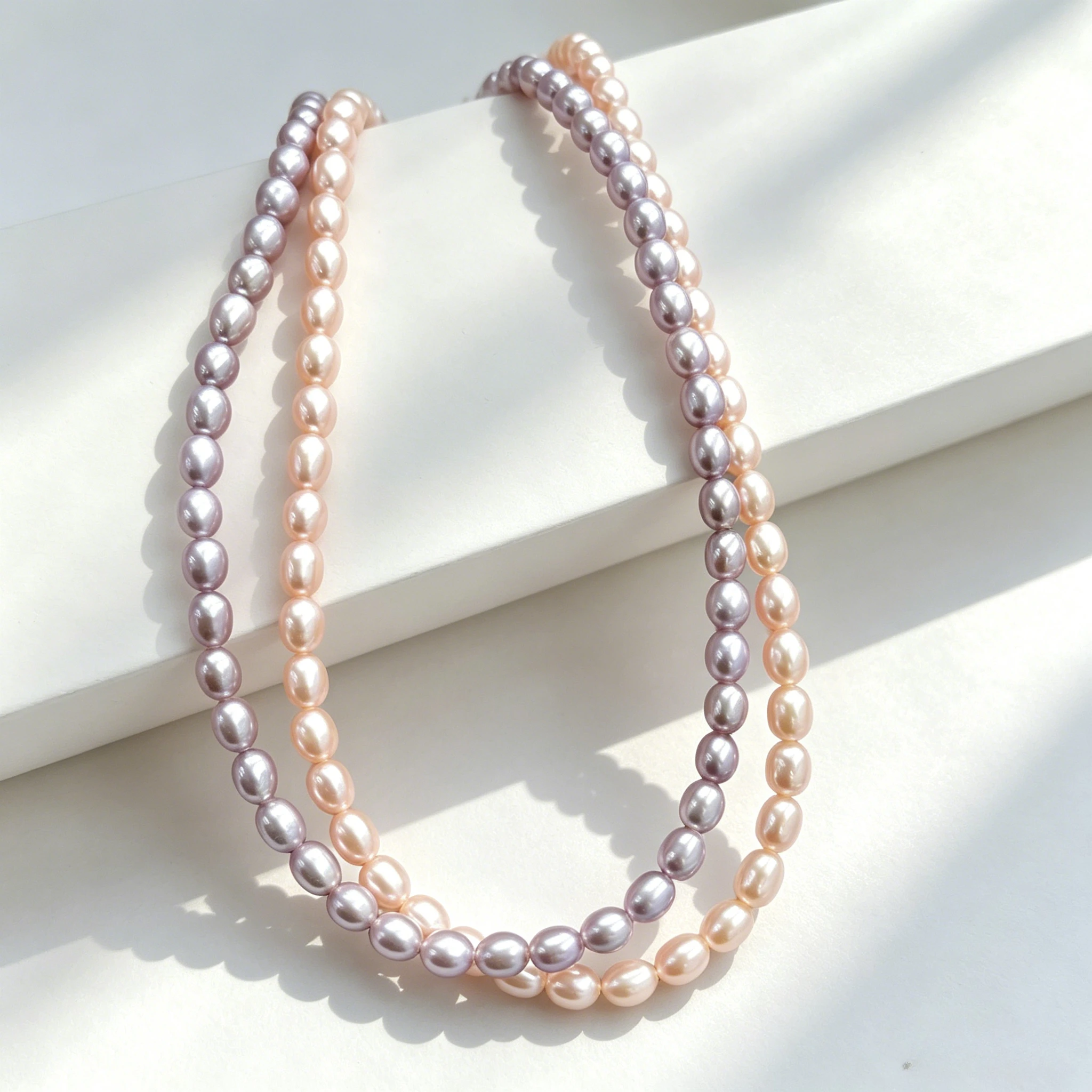 

4-5mm Factory Wholesale Natural Freshwater Rice Purple Pearl Bead Jewelry Make DIY Necklace Earring Bracelet Accessory Women