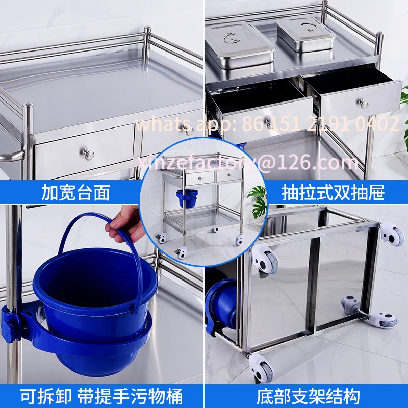 

Customizable cart trolley beauty cart care cart beauty tool medical