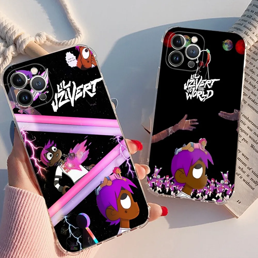 Rapper L-Lil U-Uzi V-Vert Phone Case For IPhone 16 15 14 13 12 Mini 11 Pro XS Max X XR SE 6 7 8 Plus Soft Silicone Cover