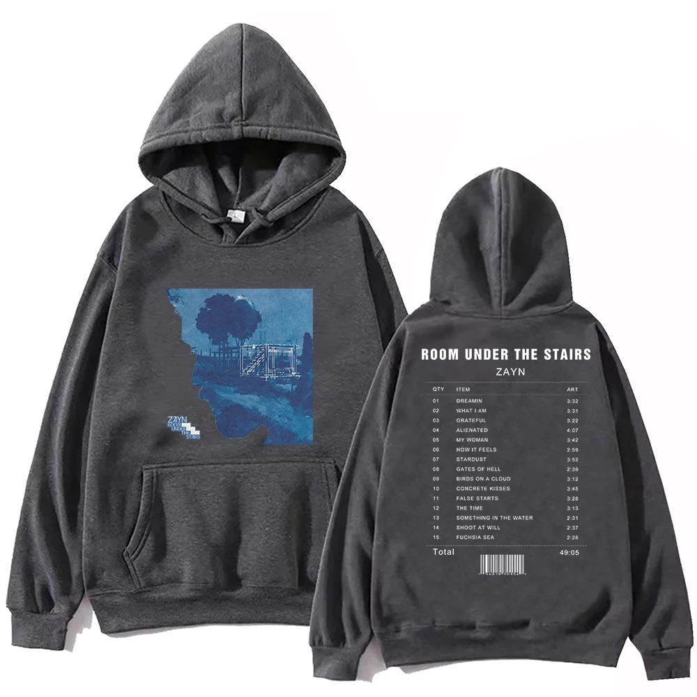 2024 Zayn Album Room Under The Stairs Hoodie Harajuku Pullover Tops Sweatshirt Fans Gift