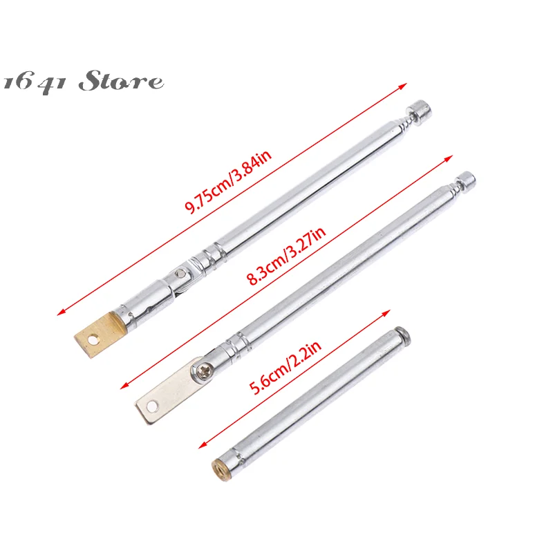 

5-сегментная радиоантенна AM FM с высоким приемом 17/25 см; Цельнометаллическая вращающаяся антенна M2.5.