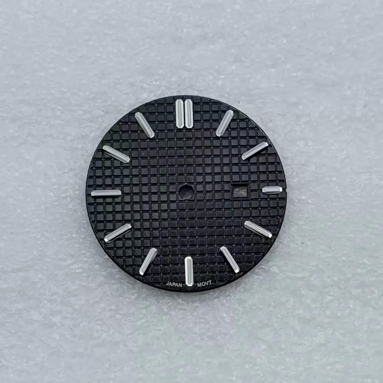25.8mm No Logo Oak Waffle Dial Fit VJ24 Quartz Movement Green Luminous Ladies Style Watch Modification Accessories Custom Logo