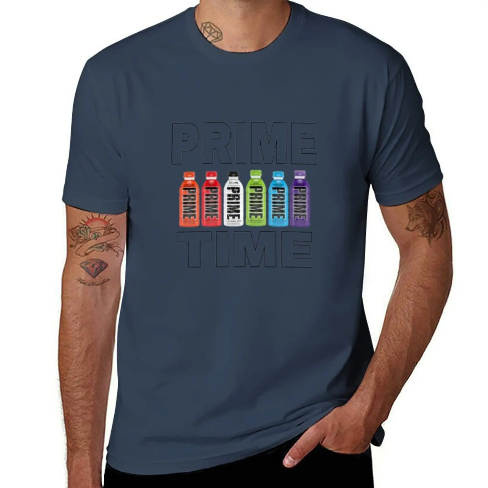 Camiseta Prime Hydration Drink, camiseta informal relajada de manga corta