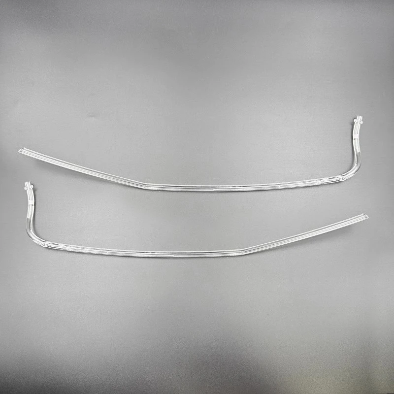 For VW Skoda Octavia 2015 2016 2017 Car Headlight DRL Tube Chips Acrylic Light Guide Strip Light DRL Strip Plate Board view 3