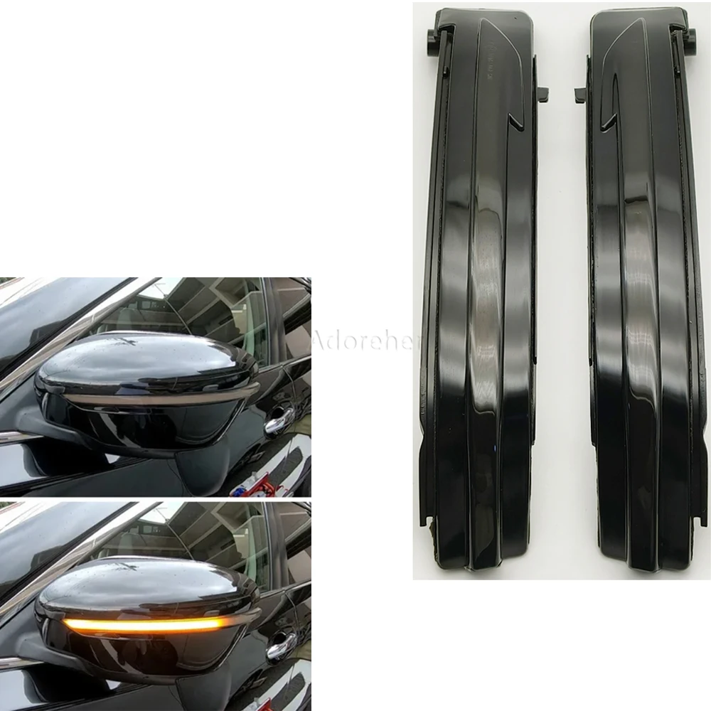 

2Pcs LED Mirror Left Right Dynamic Turn Signal Sequential Light Lamp Suitable For Nissan X-Trail T32 Accessories