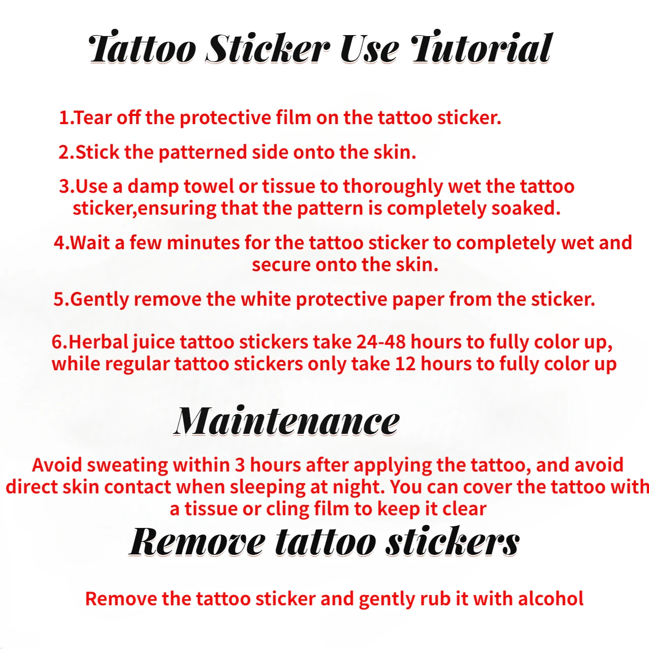 Fake Tattoo Succubus Love Herbal Juice Sticker Sexy Hotwife Half Arm Waterproof Temporary Tattoos Tatto Festival Accessories Y2K