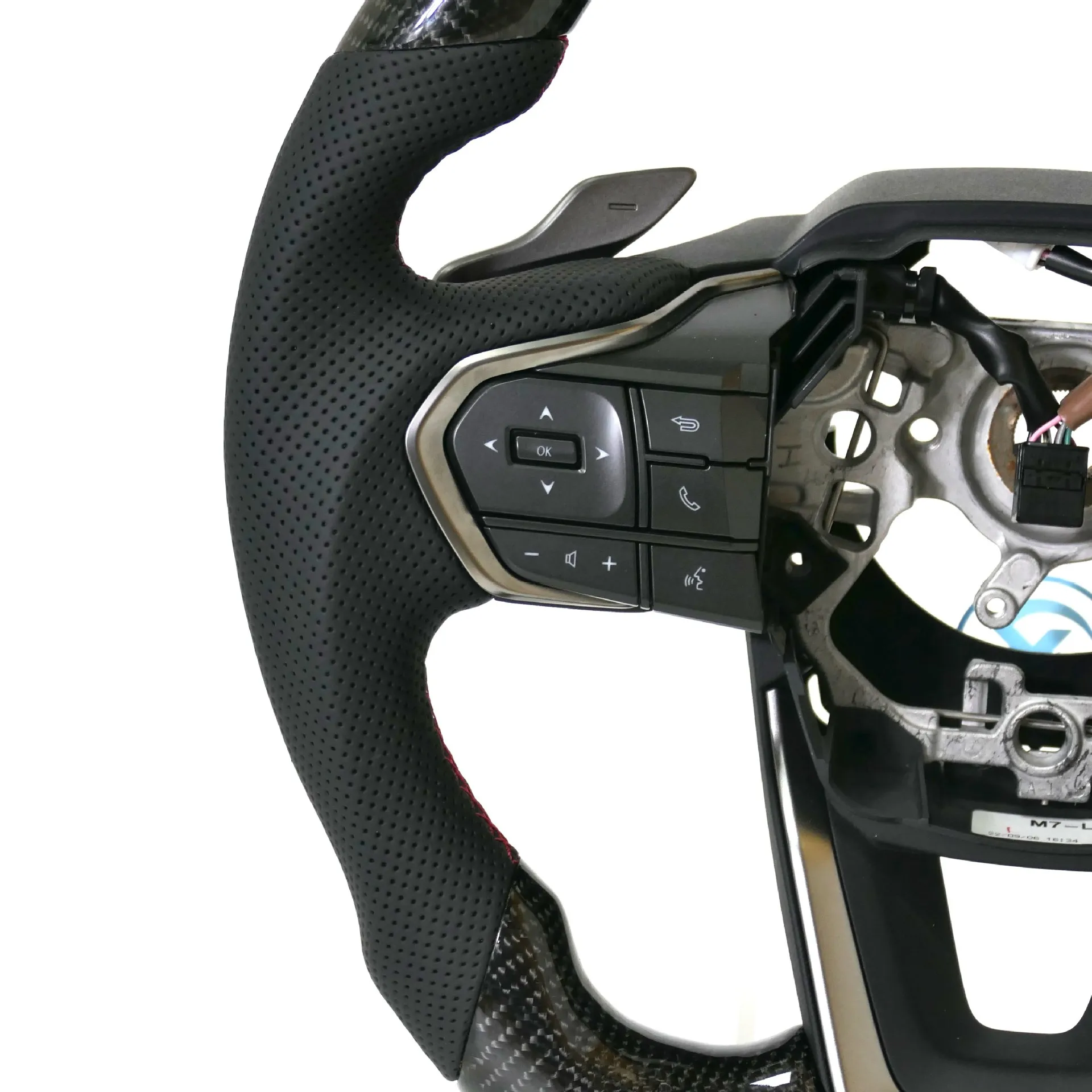 

Suitable for l-exus LX600 Sport True Carbon Fiber Multi-Function Steering Wheel