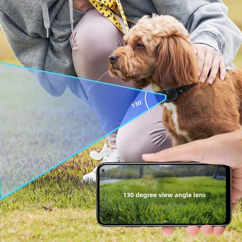 4G Night Vision Remote Real-time Cat Dog Pet View Camera Neck-mounted Recorder Monitoring Live Streaming Smart Collar Strap
