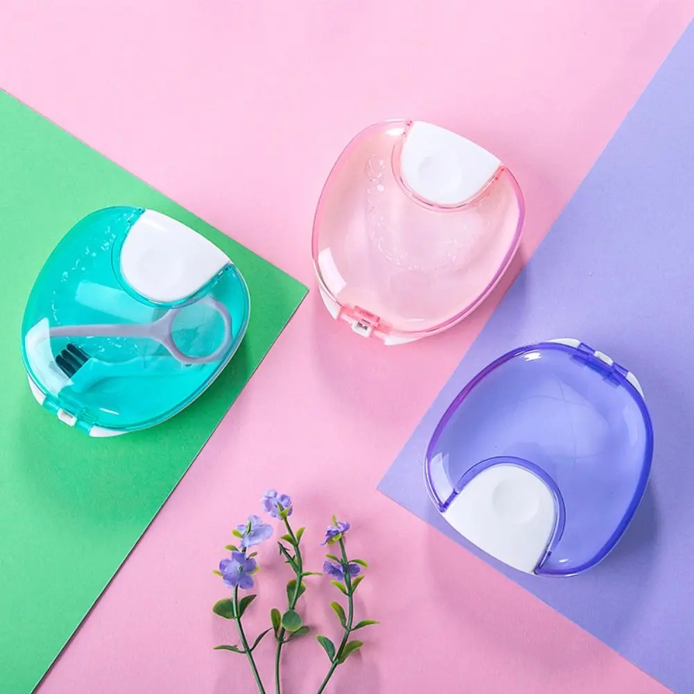 

Portable Orthodontic Retainer Box Durable Waterproof Retainer Press Storage Box Multifunction Cute Dental Storage Box Women