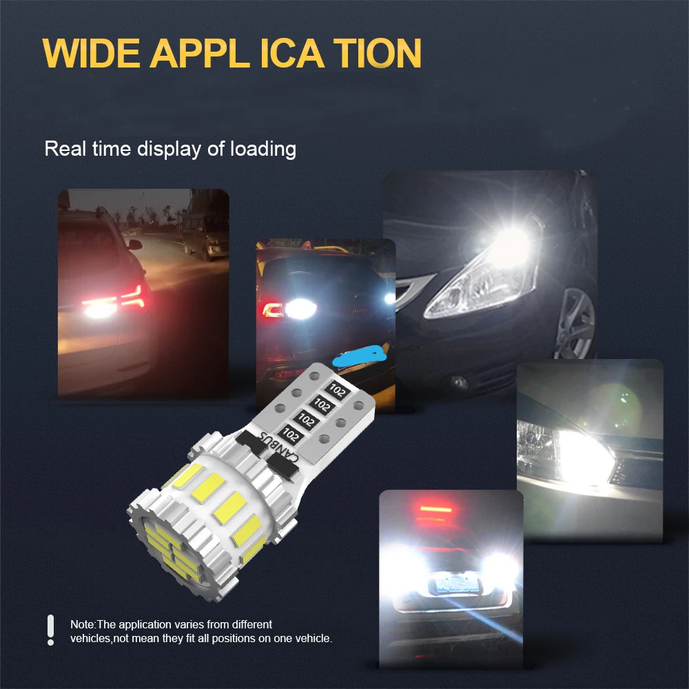 2PCS T10 W5W Car LED Bulbs Parking Lamp Plug and Play For BMW 5 Series E34 E39 E60 E61 1987-2023 2024 Clearance Front Side Light