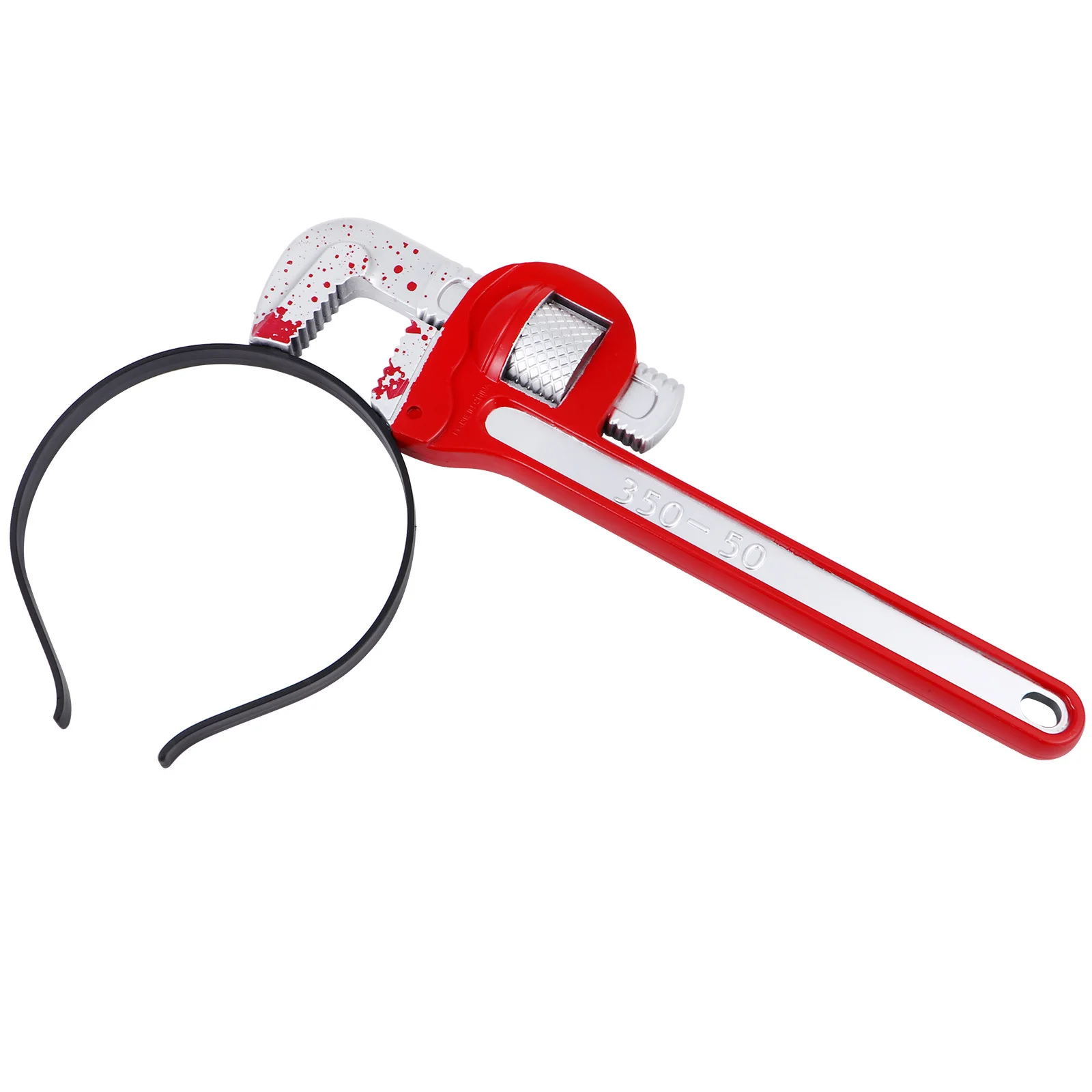 

2pcs Bleeding Headband Halloween Hair Hoop Wrench Design Trick Party Headwear For Masquerade Carnival Mardi Gras Prop