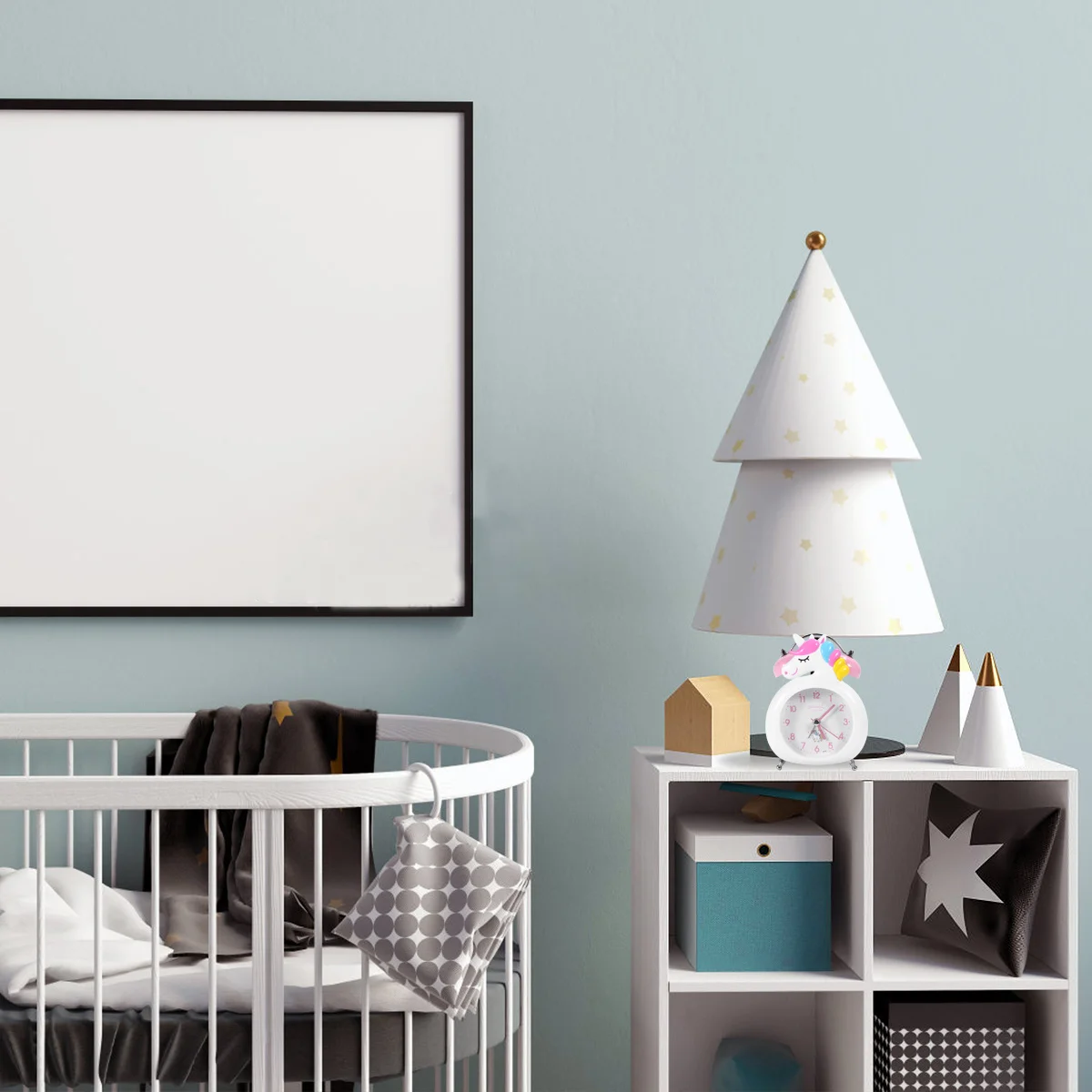 

Unicorn Alarm Clock for Kids Desktop Creative Design Clear Alarming Sound Exquisite Workmanship Time Home