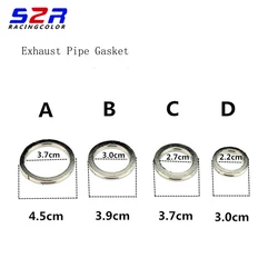 2pcs Motorcycle Exhaust Pipe Gasket Dirt ATV Scoote Exhaust Port RetaIning Rings For YAMAHA HONDA SUZUKI BMW Kawasaki