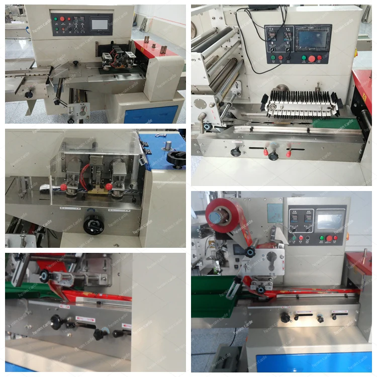 Automatic Horizontal Pillow Wrapping Ice Cream Lolly Popsicle Multi-use Candy Packaging Machine Flowpack Machine