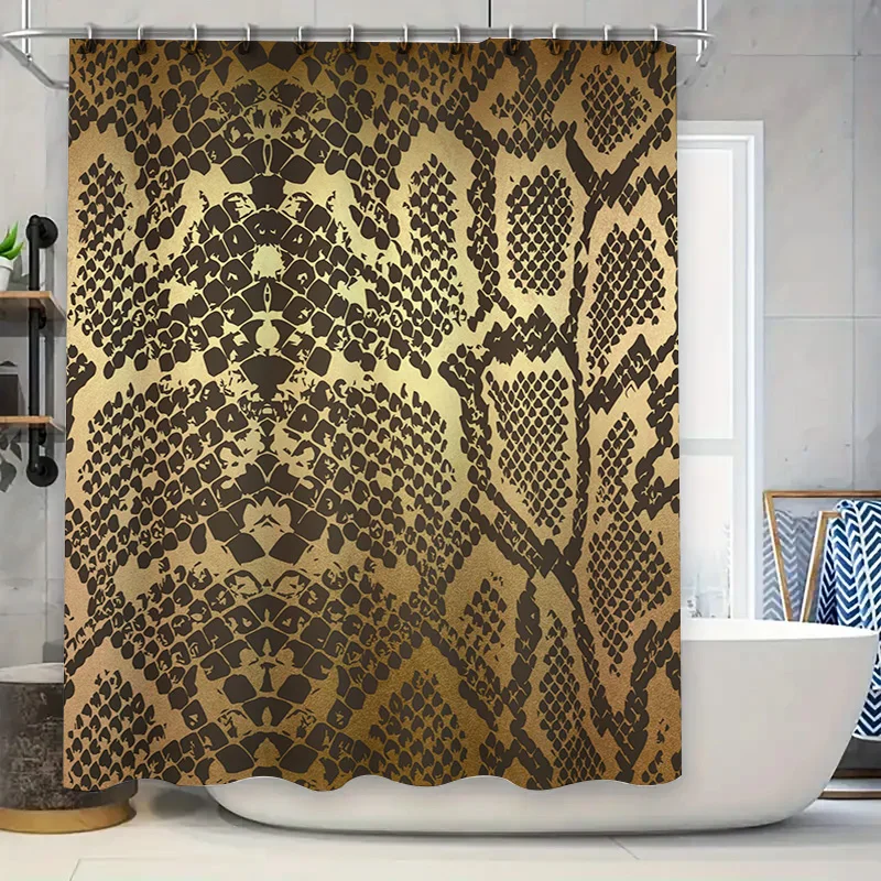 

Занавеска для душа в японском стиле с живописным японским пейзажным рисунком, водонепроницаемая полиэфирная ткань с 3D принтом и крючками