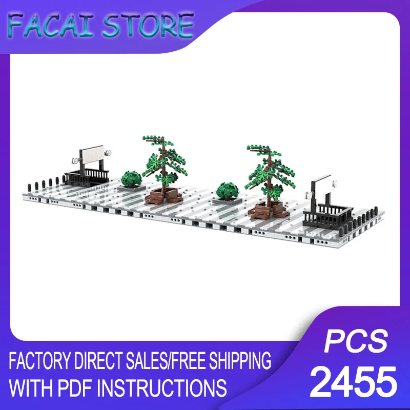 

Movie Model Moc Building Bricks Modular Kings Cross Station Courtyard Model Technology Block Christmas DIY Toy Construction Gift