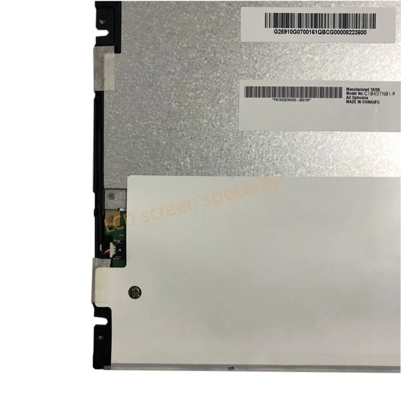 Oryginalny 10,4-calowy przemysłowy wyświetlacz LCD G104SN02 V2 G104SN02 V.2 G104STN01.0 E204356