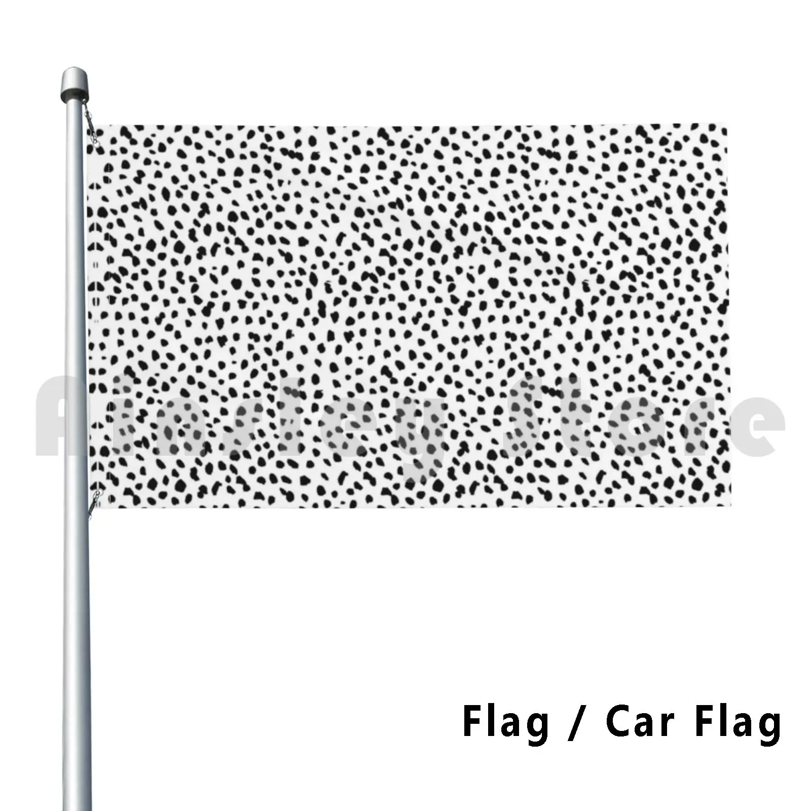 Dalmatian Print Flag Car Flag Funny Dalmatian Cute Trendy Summer