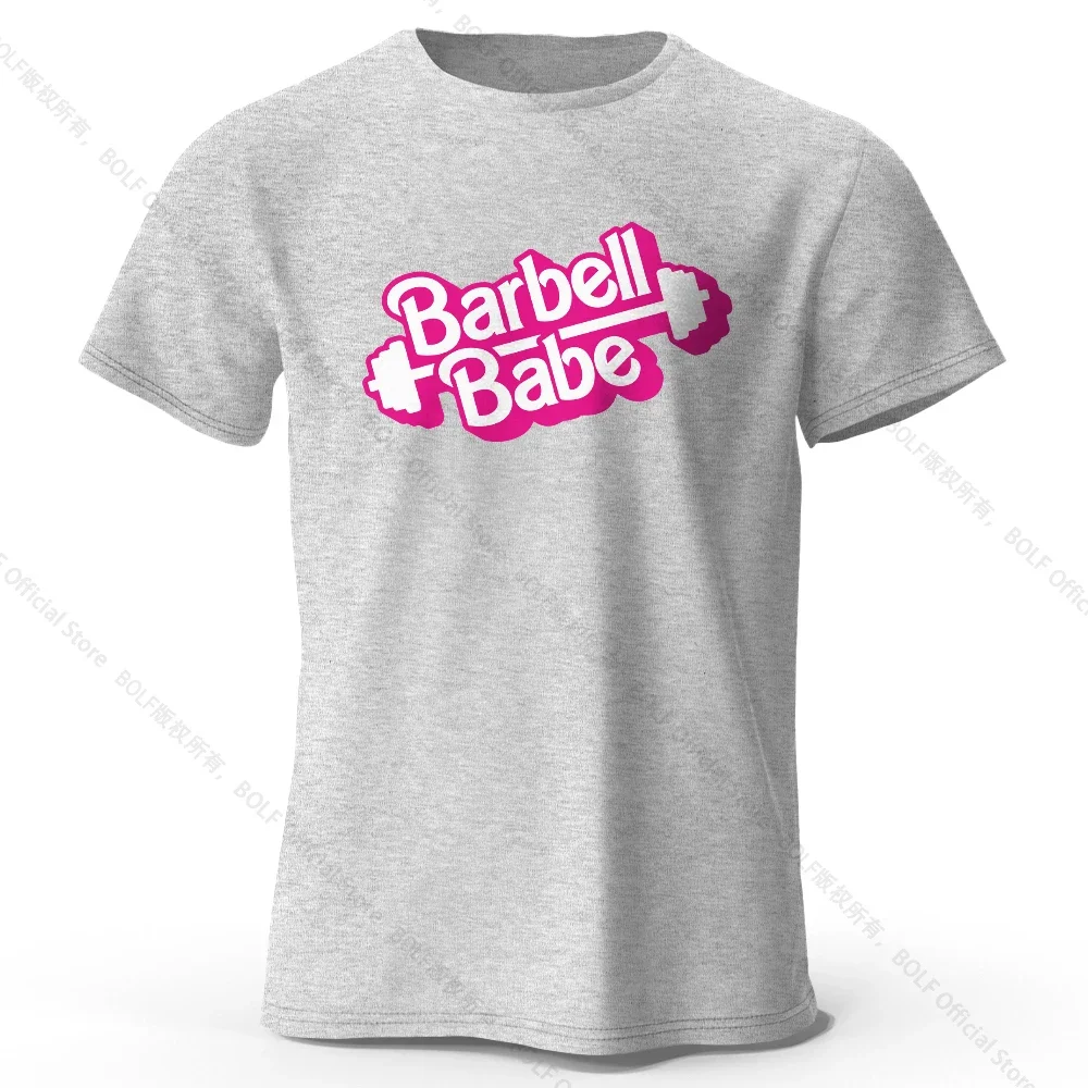 Women Men's Pink Gym Printed T-Shirt  Funny Graphic Tees for Men Women Summer Tops  for Men Women Summer Tops view 4