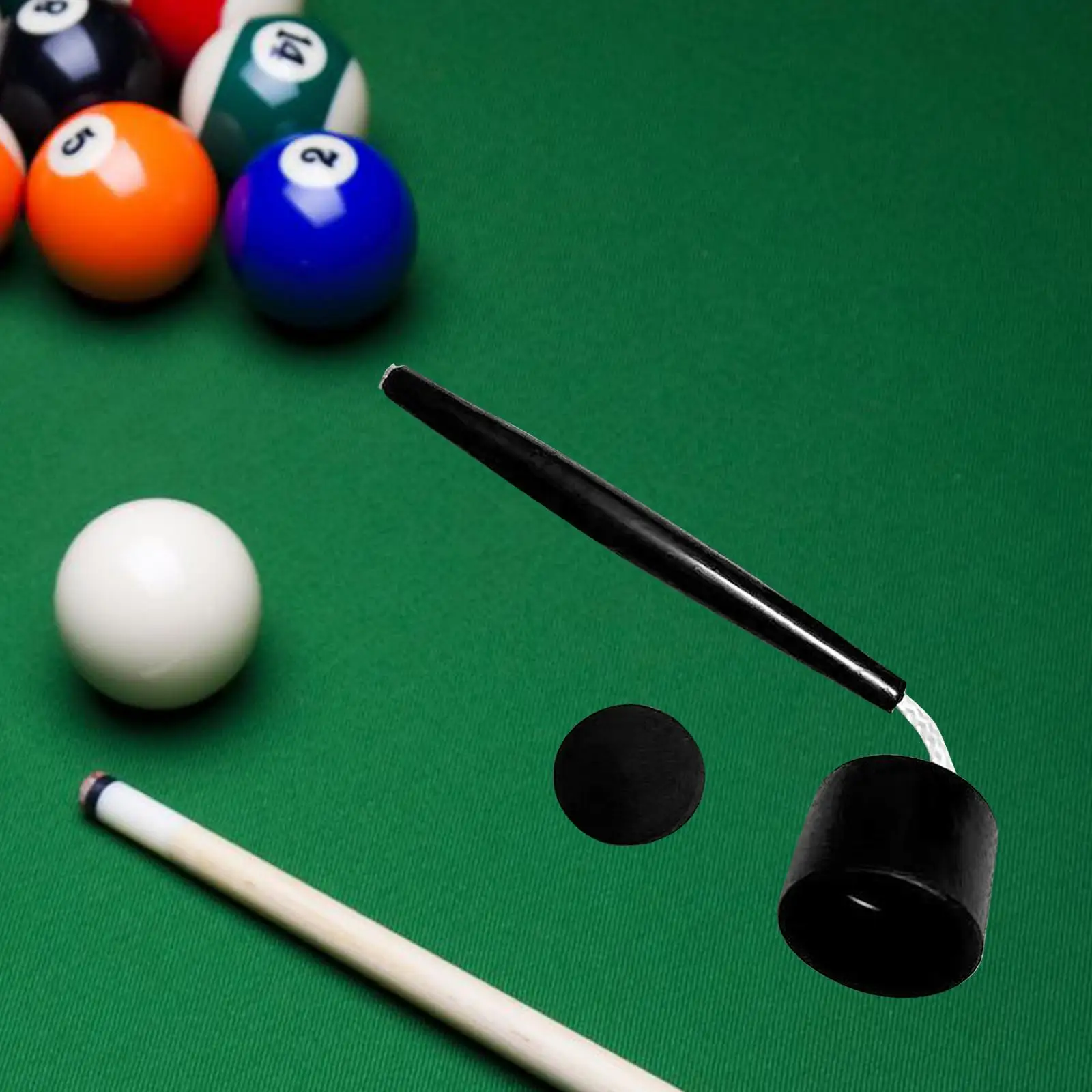 

Lightweight Billiard Chalk Holder Pocket Supplies Easy to Use Pool Chalk Cover Snooker Cue Accessory for Billiard Tournaments