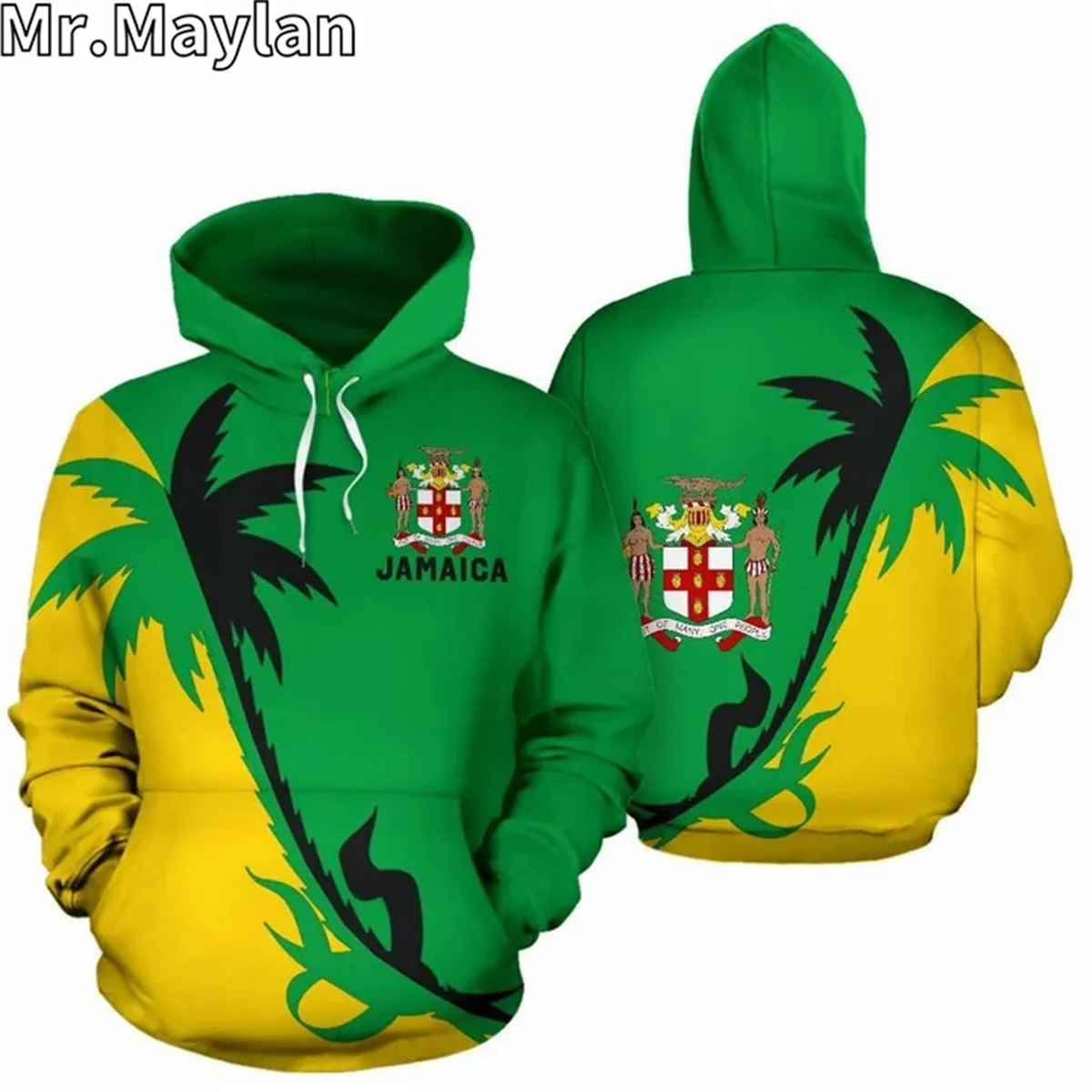 JAMAICA COCONUT TREE Reggae Bob Marley 3D Printed Unisex Hoodie Men Sweatshirt Streetwear Zip Pullover Casual Jacket Tracksuits