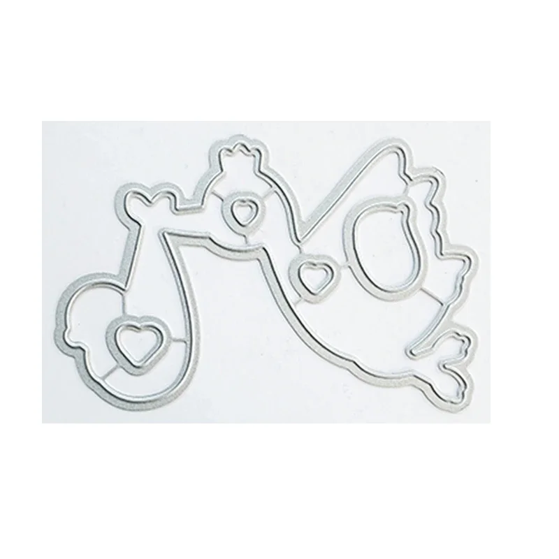 New Baby Animals Metal Cutting Dies for Paper Making Clear Stamps Brand Scrapbooking Embossing Frame Card Supplies - view 3