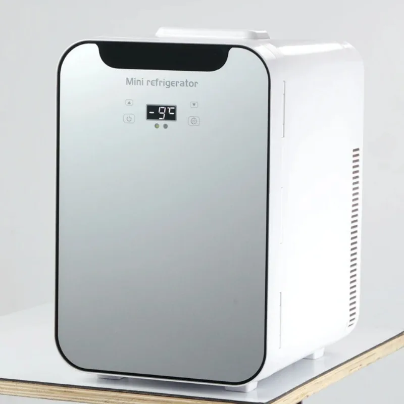 20L Portable Temp Control Display Double Zone Cosmetics Cooling Heating Makeup Mini Fridge