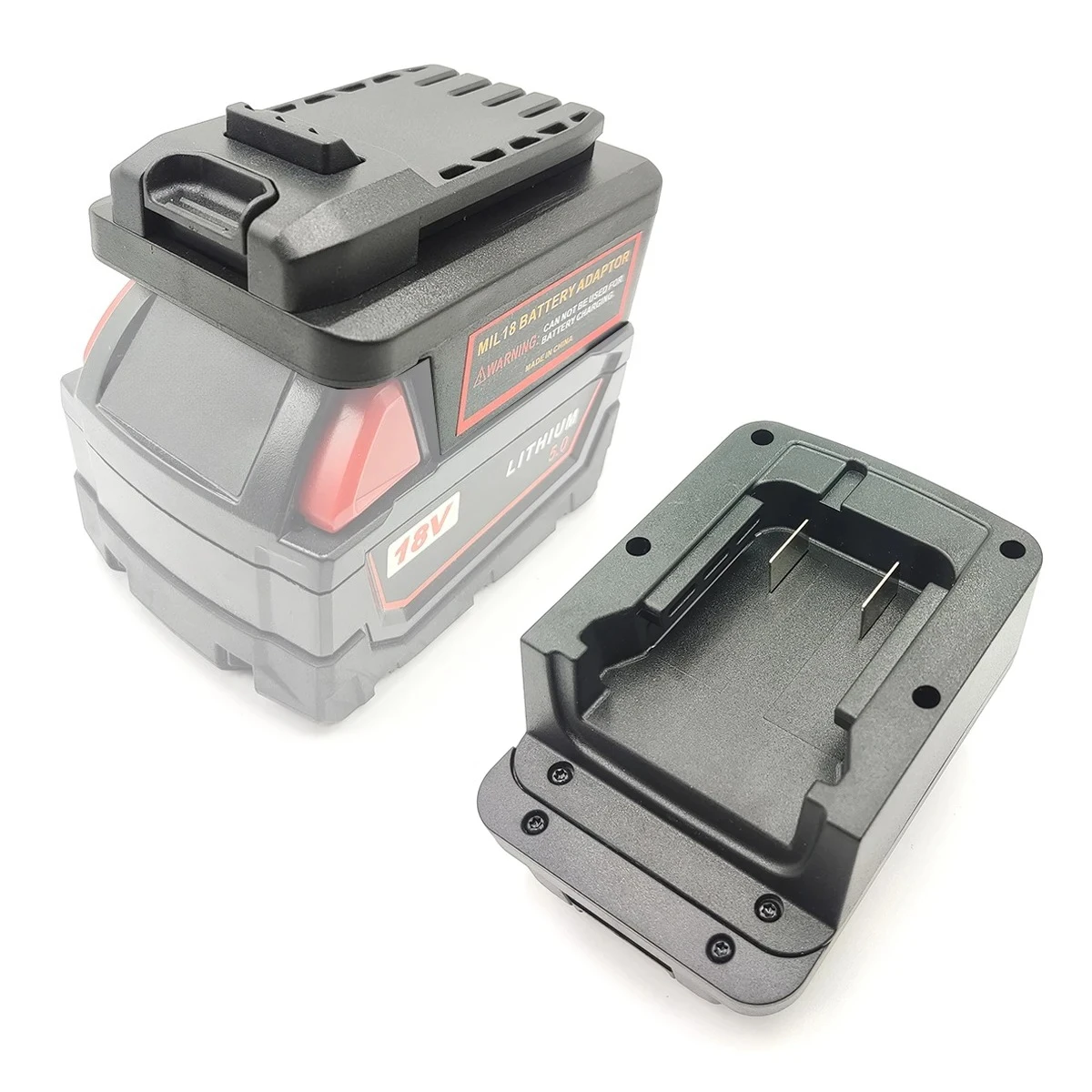 อะแดปเตอร์แบตเตอรี่สําหรับ Milwaukee 18V แบตเตอรี่ลิเธียมแปลงสําหรับ CRAFTSMAN 20V สําหรับ Stanley 18V V20 แบตเตอรี่ลิเธียมเครื่องมือ
