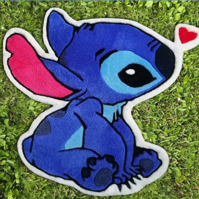 

Ковры Disney Kawaii Stitch коврик с рисунком из аниме, Мультяшные коврики для гостиной, спальни, комнаты для девочек, детская комната, домашний декор, нескользящий ковер, подарки