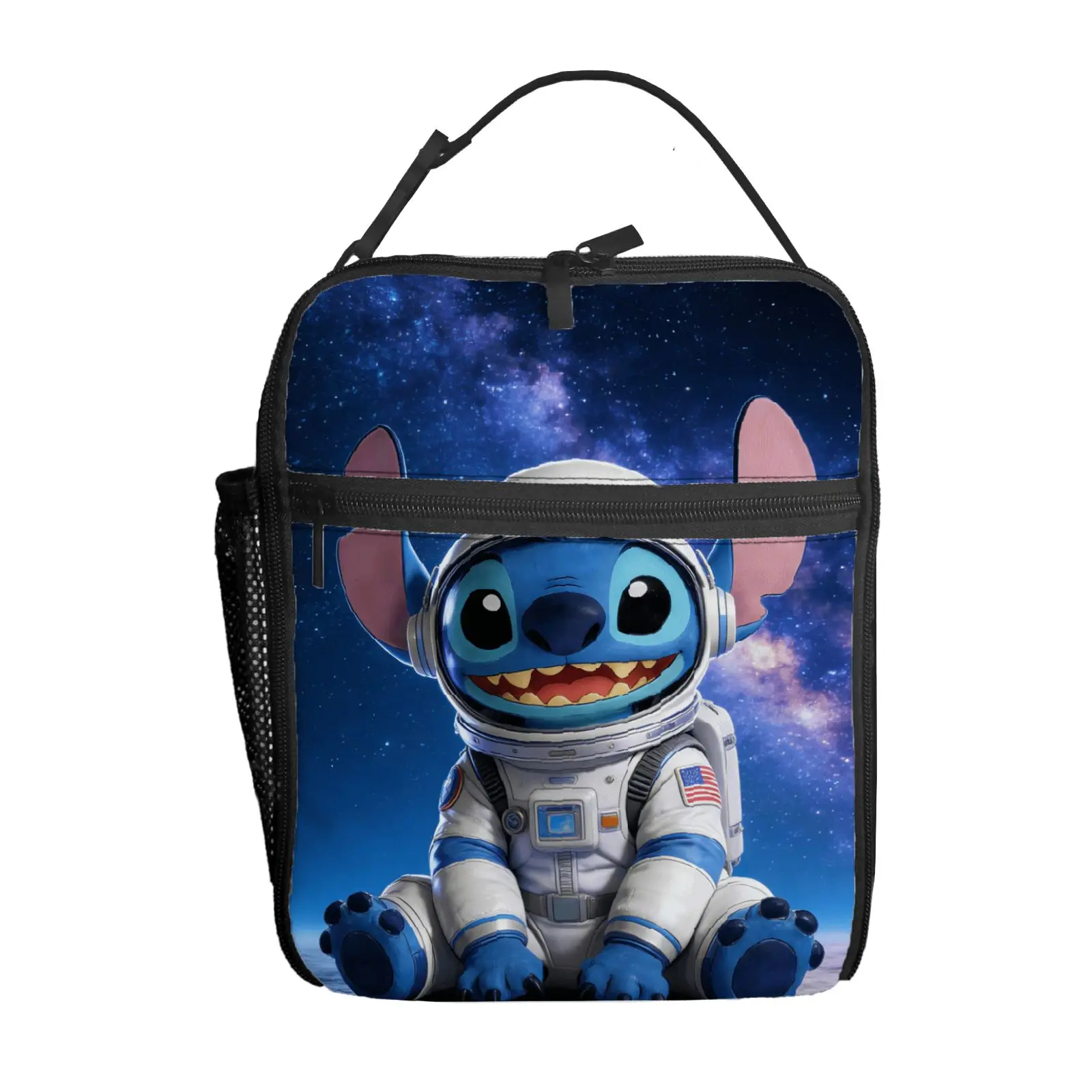 

Сумка-ланчбокс Stitch, 1 шт., высококачественная, милая, повседневная, для вечеринок, пикников, школы, подарок для ежедневного использования