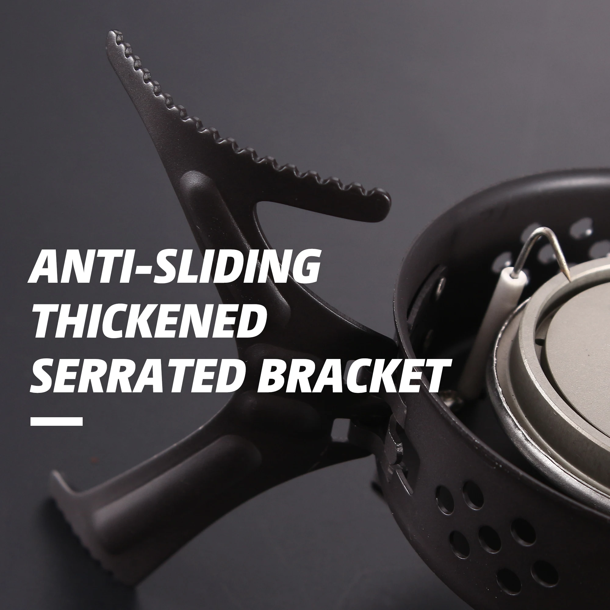 Kingpool แบบพกพากลางแจ้งทําอาหารเตาแก๊ส MINI SINGLE Burner สแตนเลส Picnic Tourist โพรเพนบิวเทนเตาแก๊สแคมป์ปิ้ง