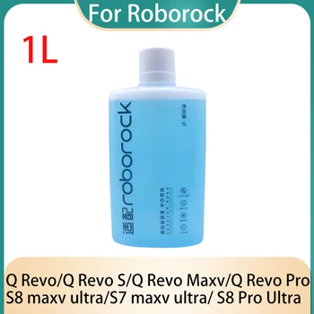 נוזלי roborock q revo/s7/s8 maxv אולטרה/q revo/q8 מקסימום/s5 מקסימום/dyad pro אביזרים ניקוי פתרון 1 ליטר