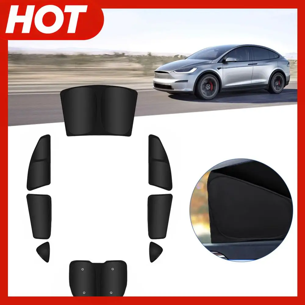 

8Pcs/Set Car Multi Sun Shade Ultraviolet Isolation Car Windows Sun Shade Auto Sun Shade for TESLA Model Y 2020-2024 Accessories