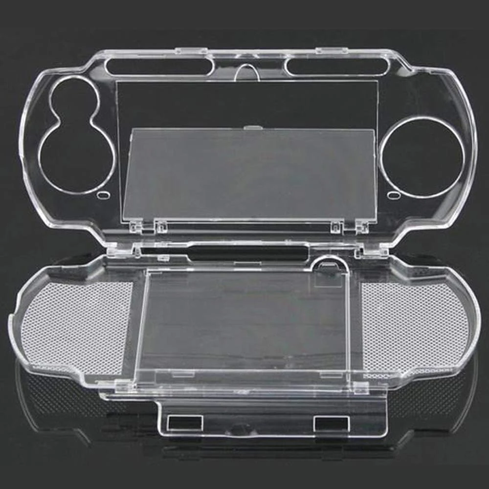 OSTENT Clear Crystal Protective Hard Carry Cover Case for Sony PSP 2000 3000 Housing Protector Crystal Guard Shell