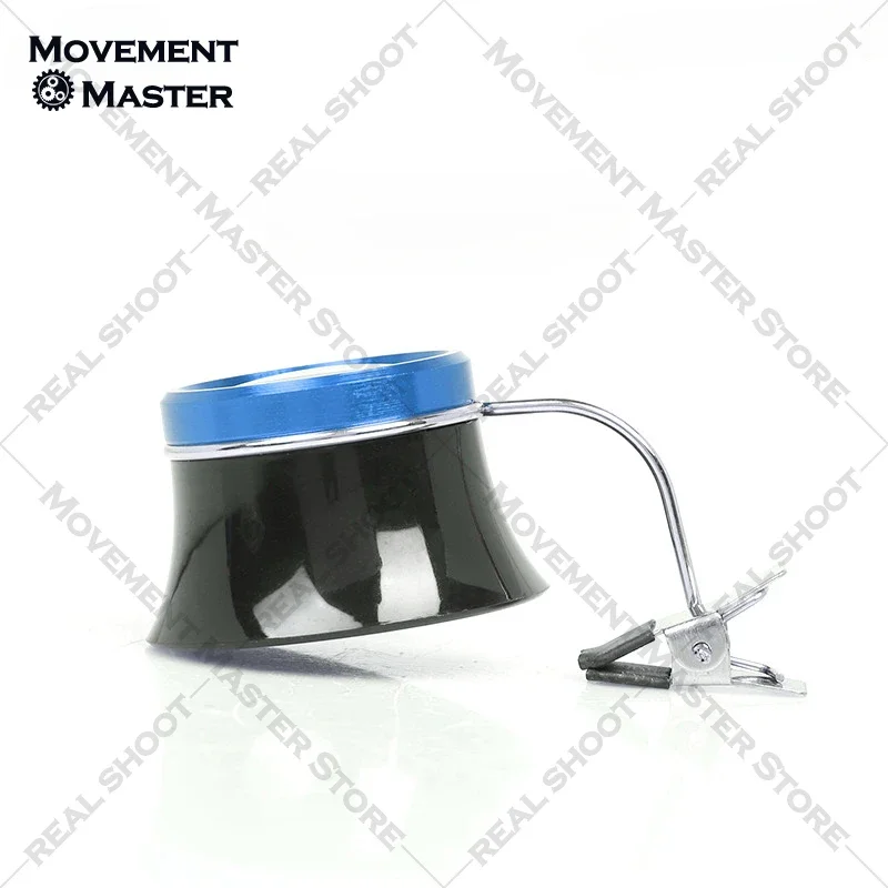 Máscara de olho, armação de óculos fivela lupa relógio jóias clipe em óculos uso 10 vezes, ferramenta de reparo de relógio