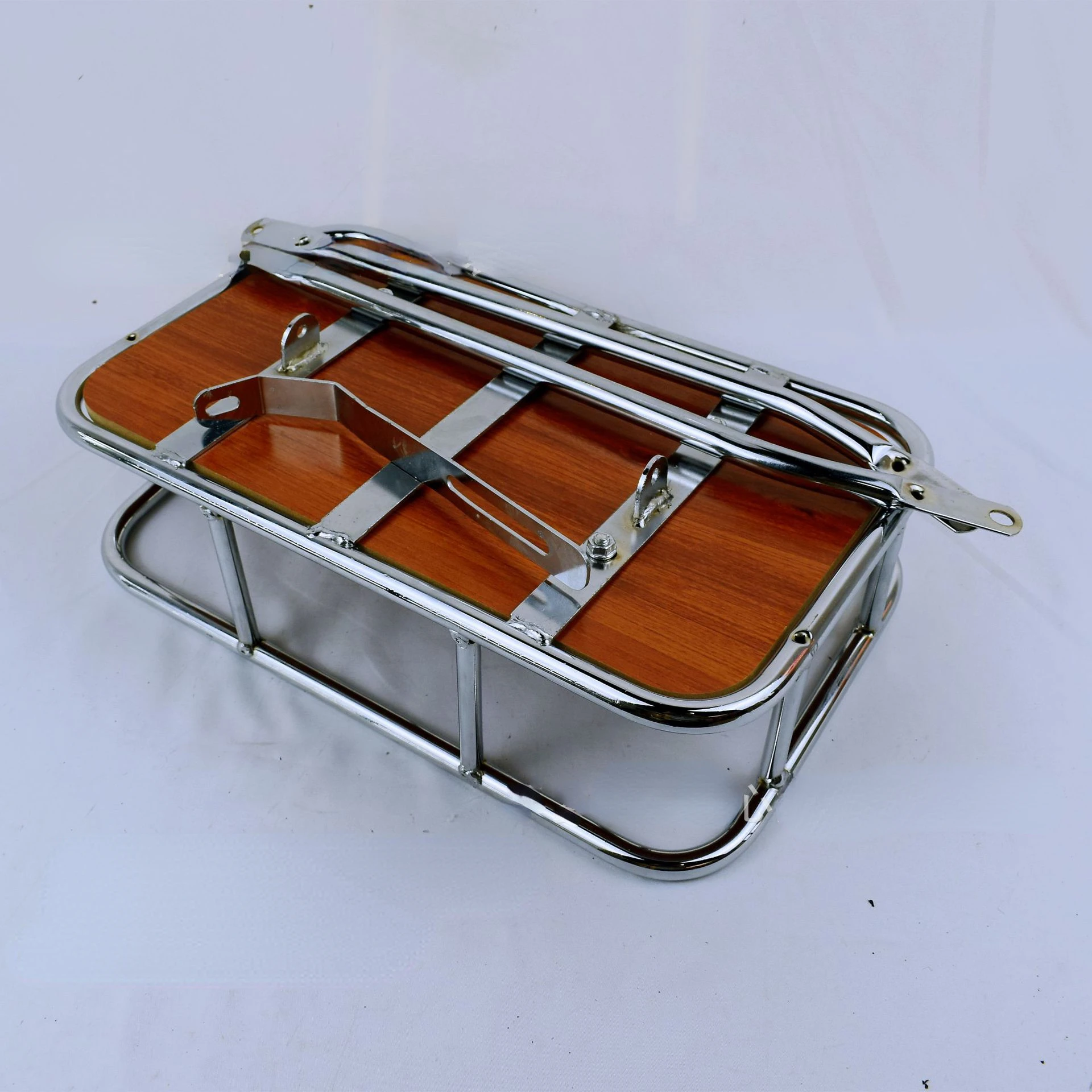 Bicycle Basket with Wooden Board High-quality Basket with Bracket Bicycle Front Vegetable Basket Bicycle Accessories